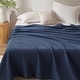 preview thumbnail 19 of 120, Madison Park Waffle Weave 100% Cotton Breathable Lightweight Blanket