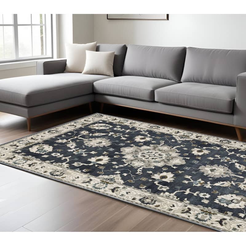HomeRootsOriental Traditional Runner Area Rug - 116.54' X '78.74' X '0.39