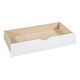 preview thumbnail 7 of 9, Full Over Full Castle Style Bunk Bed w/2 Drawers,3 Shelves&Slide,White