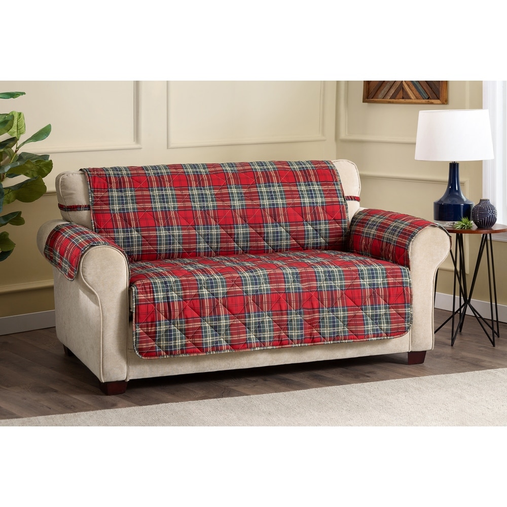 Details about   Lounge Chair Loveseat Dustproof Covering Bed Plaid Home Sleeping ComforterSettle 