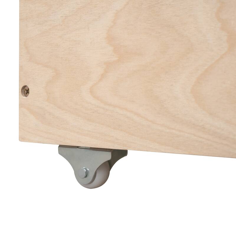 Daybed with Two Drawers, Solid Wood Frame, Guardrails, No Box Spring Needed