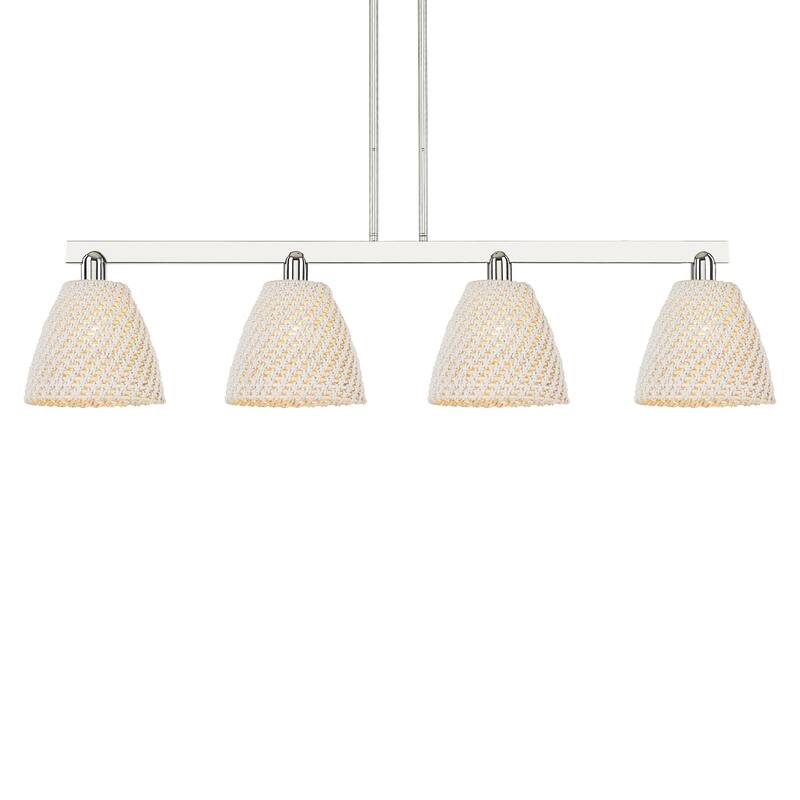 Innovations Lighting 716-4I-12-52 Bristol Natural Linear Bristol - Polished Nickel / Natural