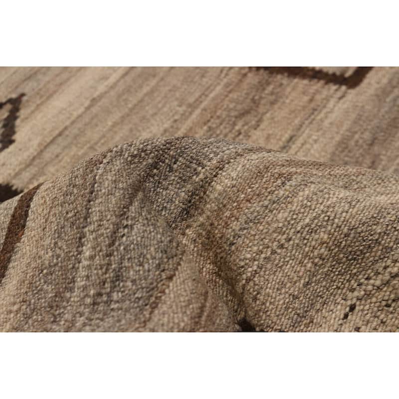 Sivas Taupe Kilim 5'0" x 6'4" - 5'0 x 6'4