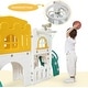 preview thumbnail 27 of 31, 8-in-1 Toddler Indoor Playground with Slide Baby Slide Playset for Toddlers Ages 1-3 Outdoor Play