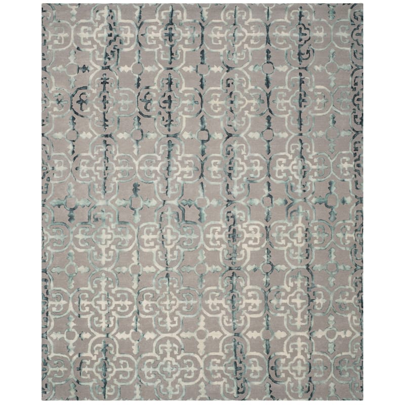 SAFAVIEH Handmade Dip Dye Reintraut Watercolor Vintage Boho Wool - 11' x 15' - Grey/Charcoal - Runner/Rectangle