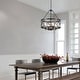 preview thumbnail 27 of 34, 4-Light Circle Hanging Candlestick Linear Foyer Chandelier Lighting Fixture for Dining Room Kitchen Island