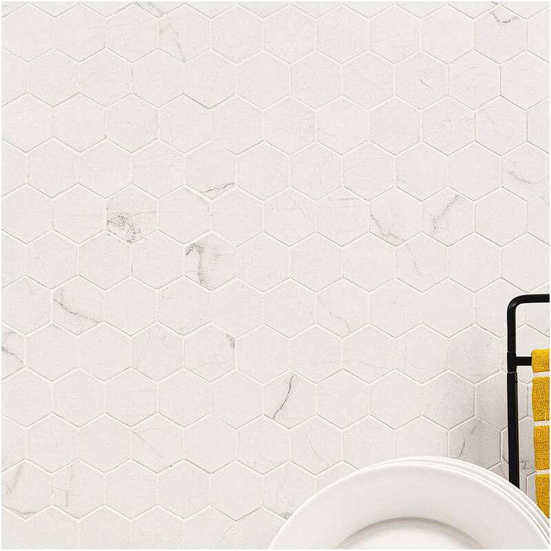 Ackland AKN-P-BE2X2HXM-CA Beldale - 12" x 12" Porcelain Geometric
