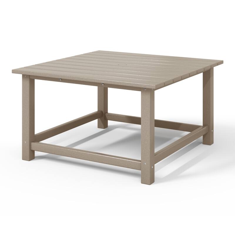 Laguna Outdoor Poly Adirondack 31" Square Coffee Table
