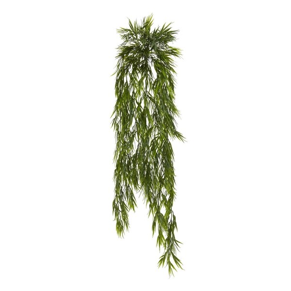 Nearly Natural Home Decor 43 Mini Bamboo Hanging Bush - Set Of 2