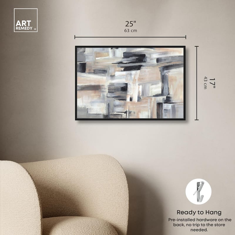 Neutral Nirvana Canvas by Art Remedy