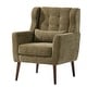 preview thumbnail 38 of 44, Linen Fabric Lounge Wingback Chairs Modern Accent Chair