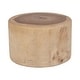 preview thumbnail 3 of 5, Sagebrook Home 25x16 Natural Suar Wood Coffee Table Stump - 25" x 25" x 16"
