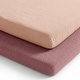 preview thumbnail 13 of 24, Muslin Bassinet Sheet, 2-Pack 100% Soft Cotton by Comfy Cubs Mauve and Blush