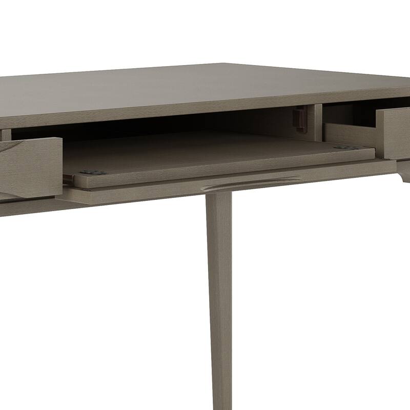 WYNDENHALL Pearson SOLID HARDWOOD Mid Century Modern 60 inch Wide Writing Office Desk