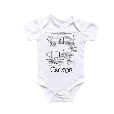 Construction Excavator - Baby Boy Girl Clothes Infant Bodysuit Funny Cute Newborn 2