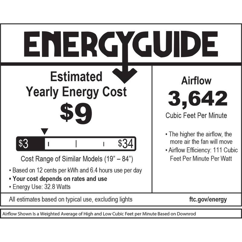 Hinkley Lighting Verge 52" 3 Blade LED Indoor / Outdoor Ceiling Fan
