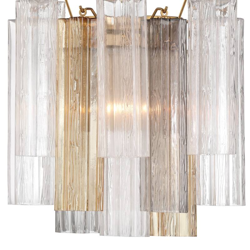 Crystorama Lighting Group ADD-303-AU Addis 2 Light 15" Tall Wall