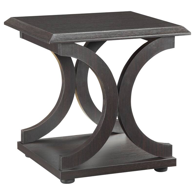 Shelly Coffee And End Table Set Cappuccino