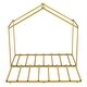 preview thumbnail 17 of 17, Metal Twin Size House Platform Bed with Trundle