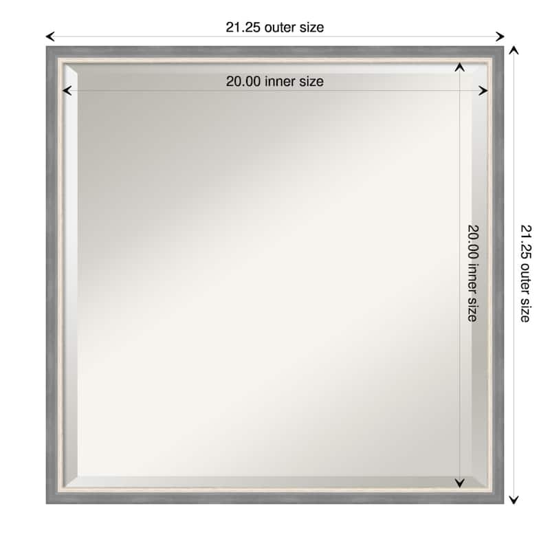 Theo Narrow Beveled Wood Framed Wall Mirror