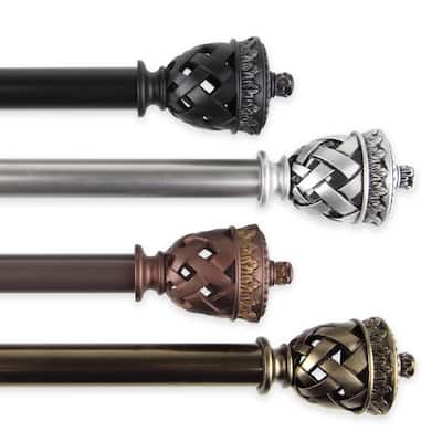 InStyleDesign Loreli Adjustable Curtain Rod 13/16 inch dia.