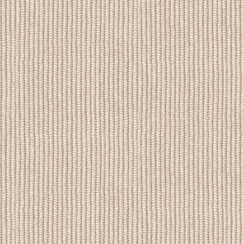 Galerie Wallcoverings Flora Rope Weave Vinyl on Non-woven Matte Wallpaper Roll - 33 feet x 21 inches - Beige
