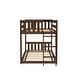 preview thumbnail 23 of 39, Max and Lily Twin over Twin Low Bunk Bed with Ladder on End