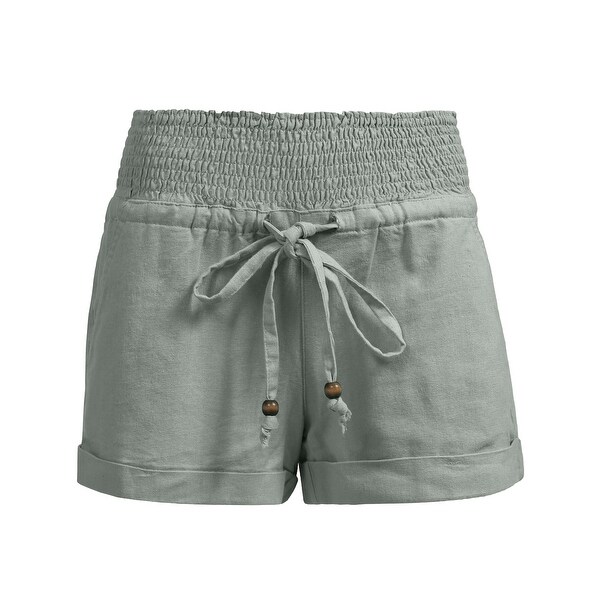 stretch waist shorts