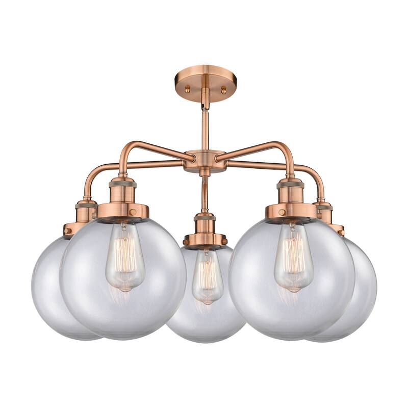 Innovations Lighting Beacon - 5 Light 26" Stem Hung Chandelier