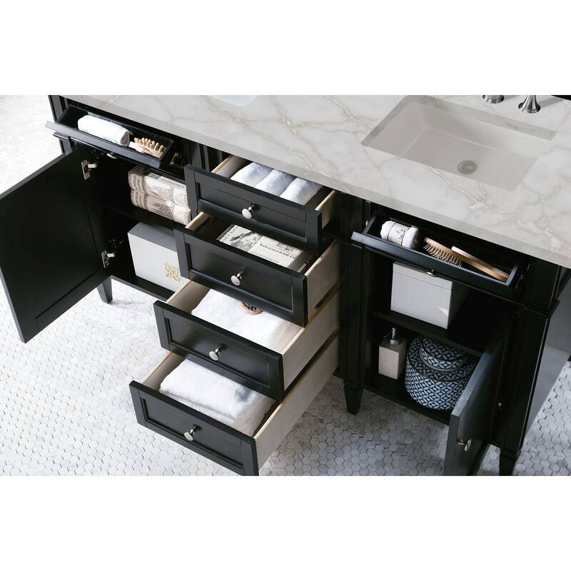 James Martin Vanities 650-V60D-FVSL Brittany 60" Free Standing Double