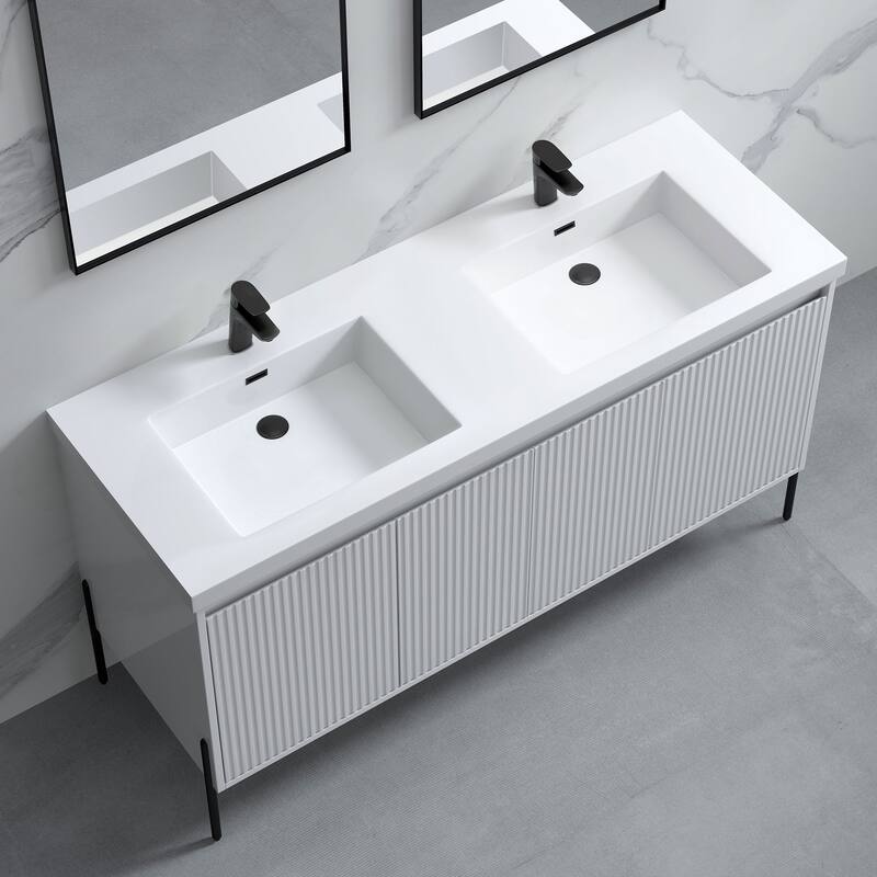 Ripple 60" Bathroom Vanity Set