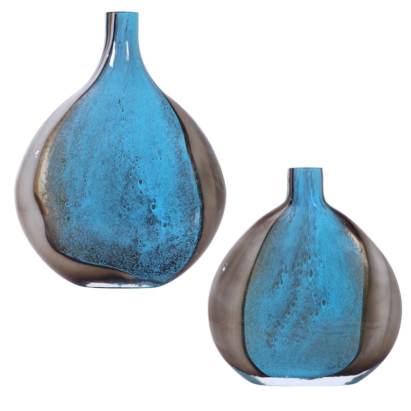 Uttermost Adrie Art Glass Vases (Set of 2)