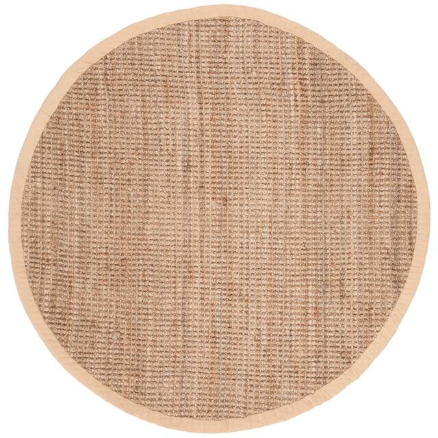 SAFAVIEH Handmade Natural Fiber Bariaa Jute Rug - 11' Round - Natural