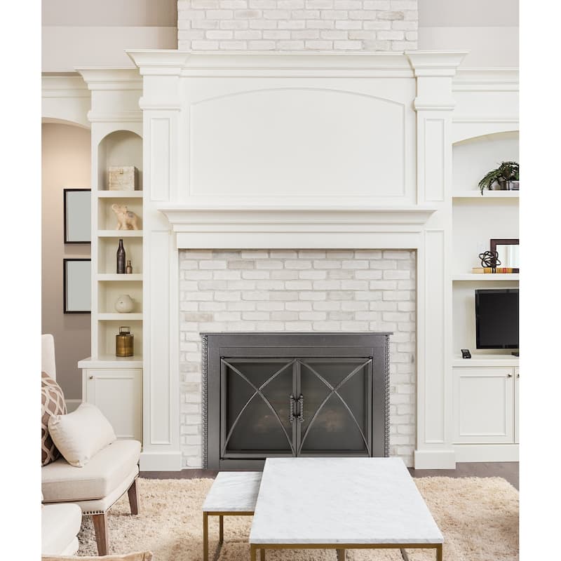 Pleasant Hearth Albus Fireplace Glass Door