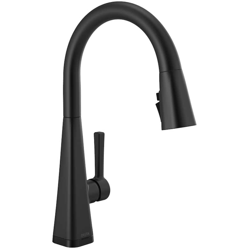Delta Lenta Pull-Down Kitchen Faucet with On/Off Touch Activation,