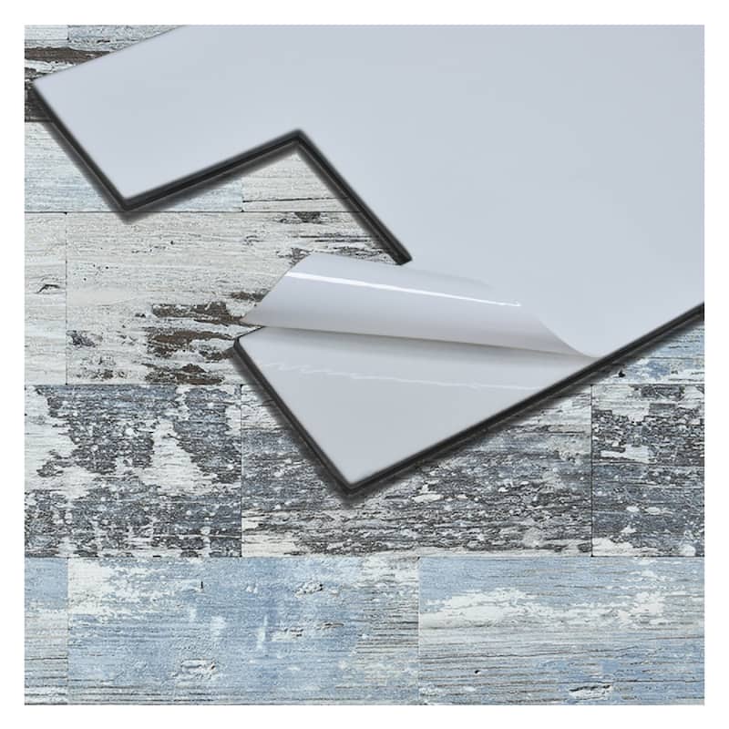 Art3d 11.5"x11.4" Peel and Stick Tile (10-Pack) PVC Composite Laminate Material