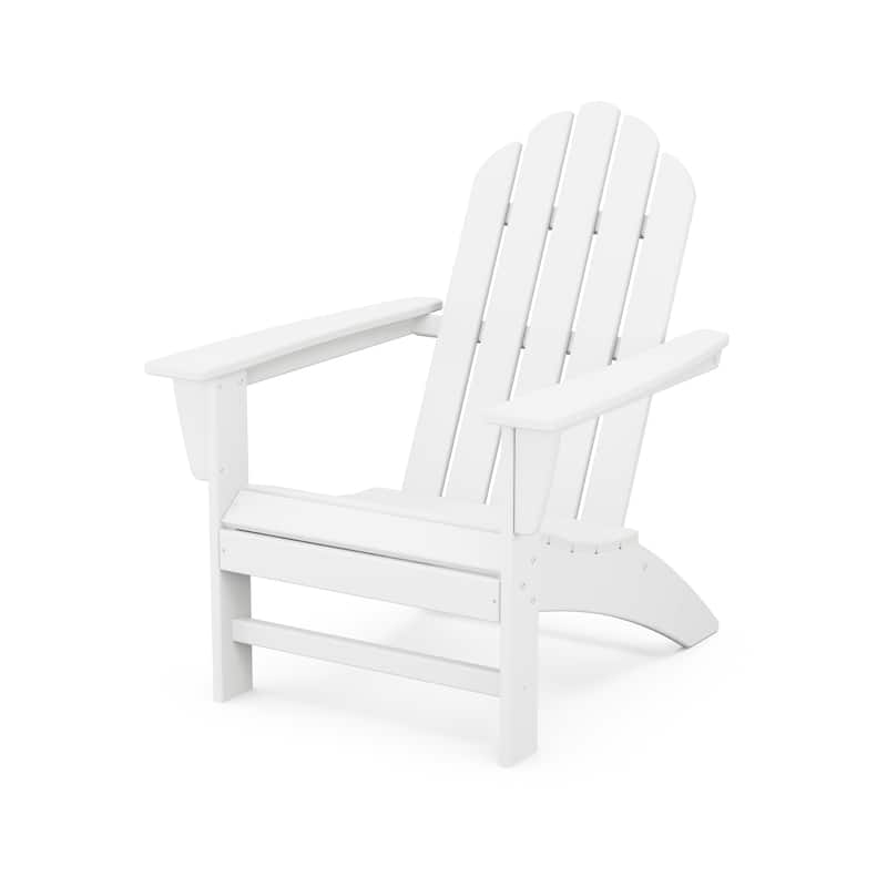 POLYWOOD Canyon Adirondack Chair - White