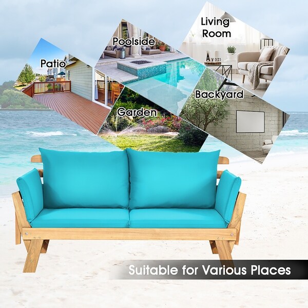 Patio convertible sofa shop