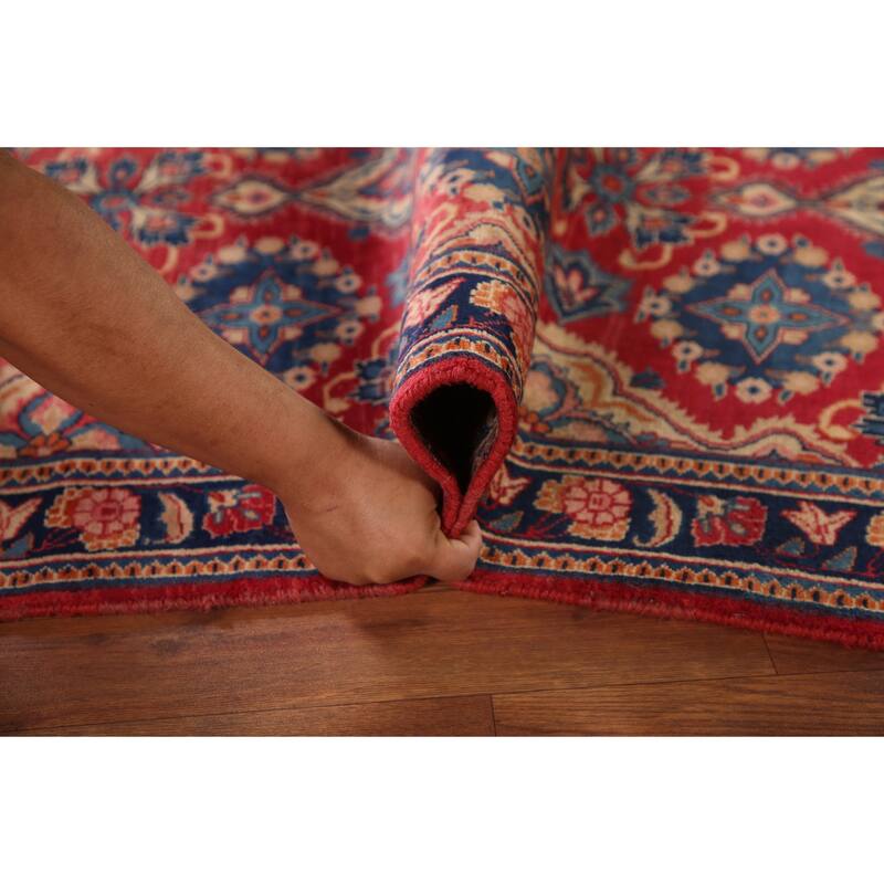 Kerman Persian Vintage Runner Rug Hand-Knotted Wool Carpet - 3'5" x 6'6"