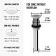 preview thumbnail 42 of 50, VIGO 1.75" W Vessel Bathroom Sink Grid Drain