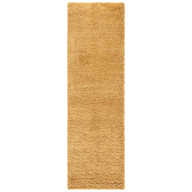 SAFAVIEH Hudson Shag Veroniki 2-inch Thick Rug - 2' 3" x 6' - Gold - Runner