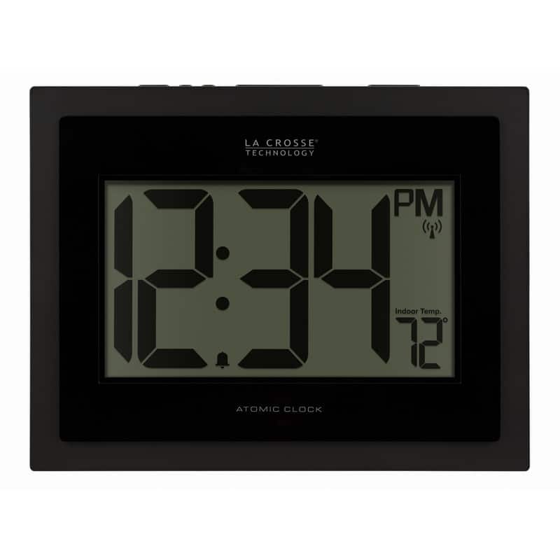 La Crosse Technology 513-54087-INT Atomic Digital Clock with Temp