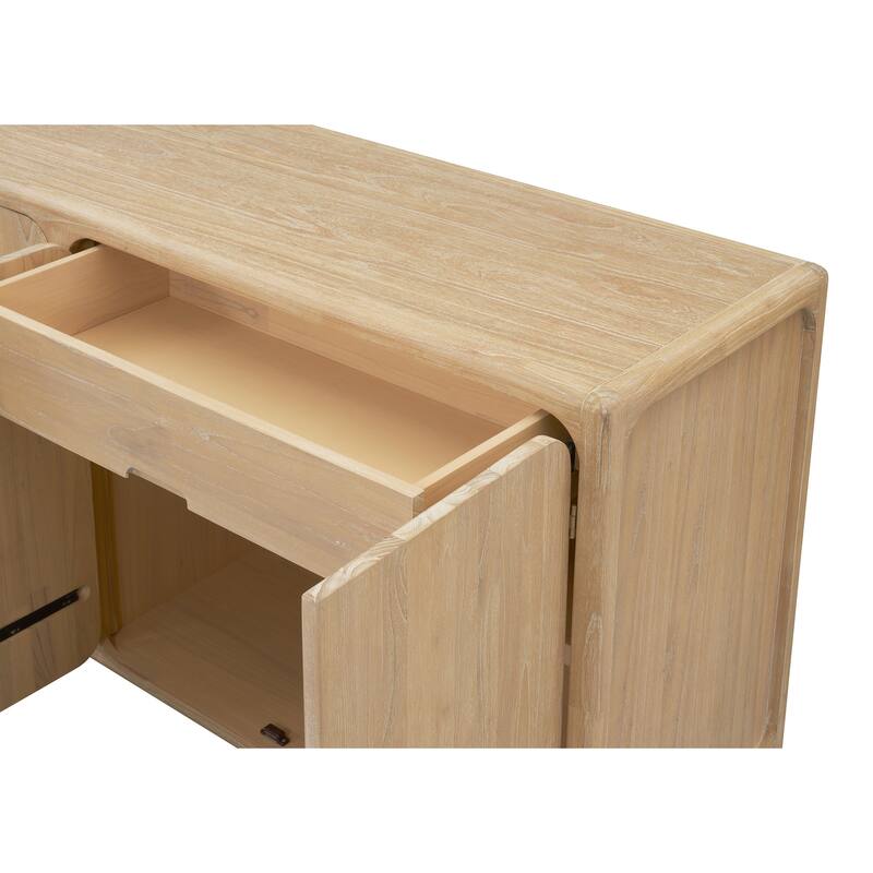 NPD Furniture Hansville Sideboard 4 Doors with 2 Inner Drawers