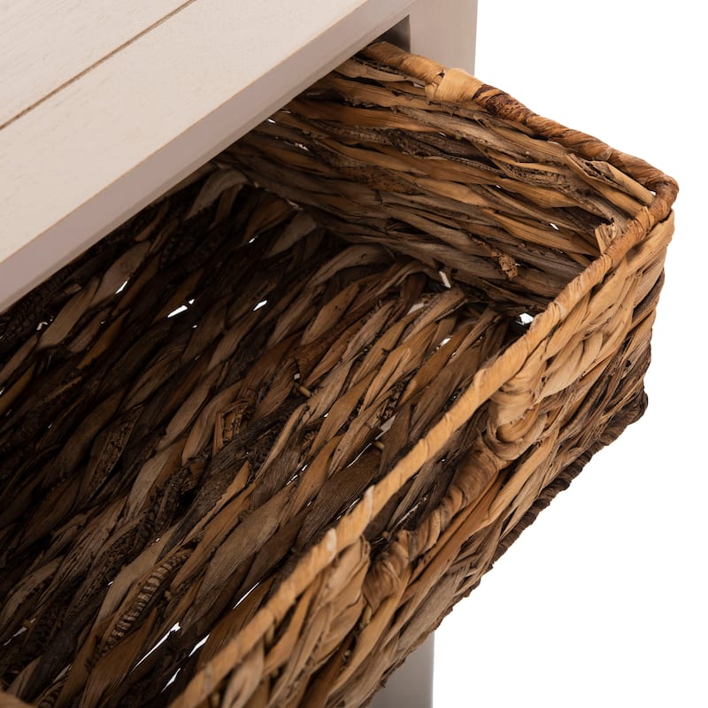 SAFAVIEH Christa Vintage Grey Console Storage Table - 45"W x 13"D x 32"H