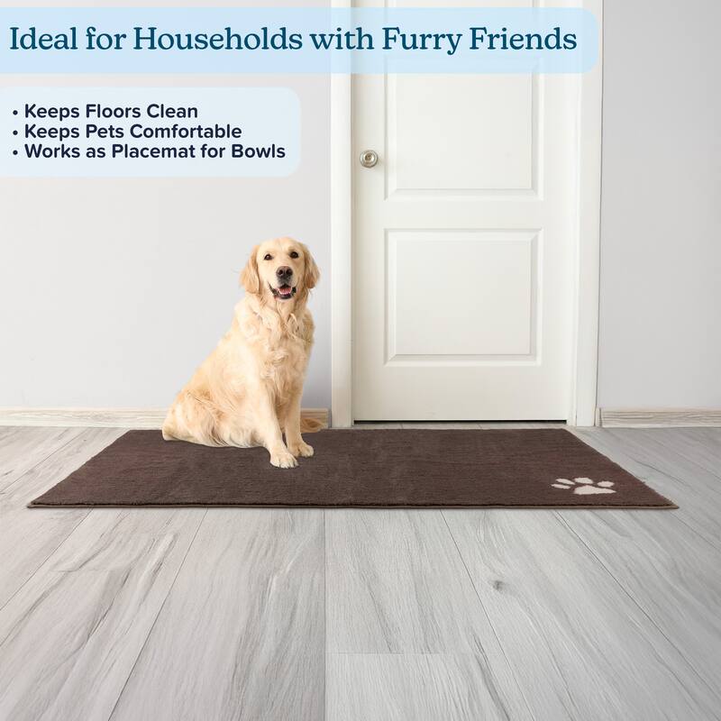 PETMAKER 60x36 Dog Door Mat for Muddy Paws