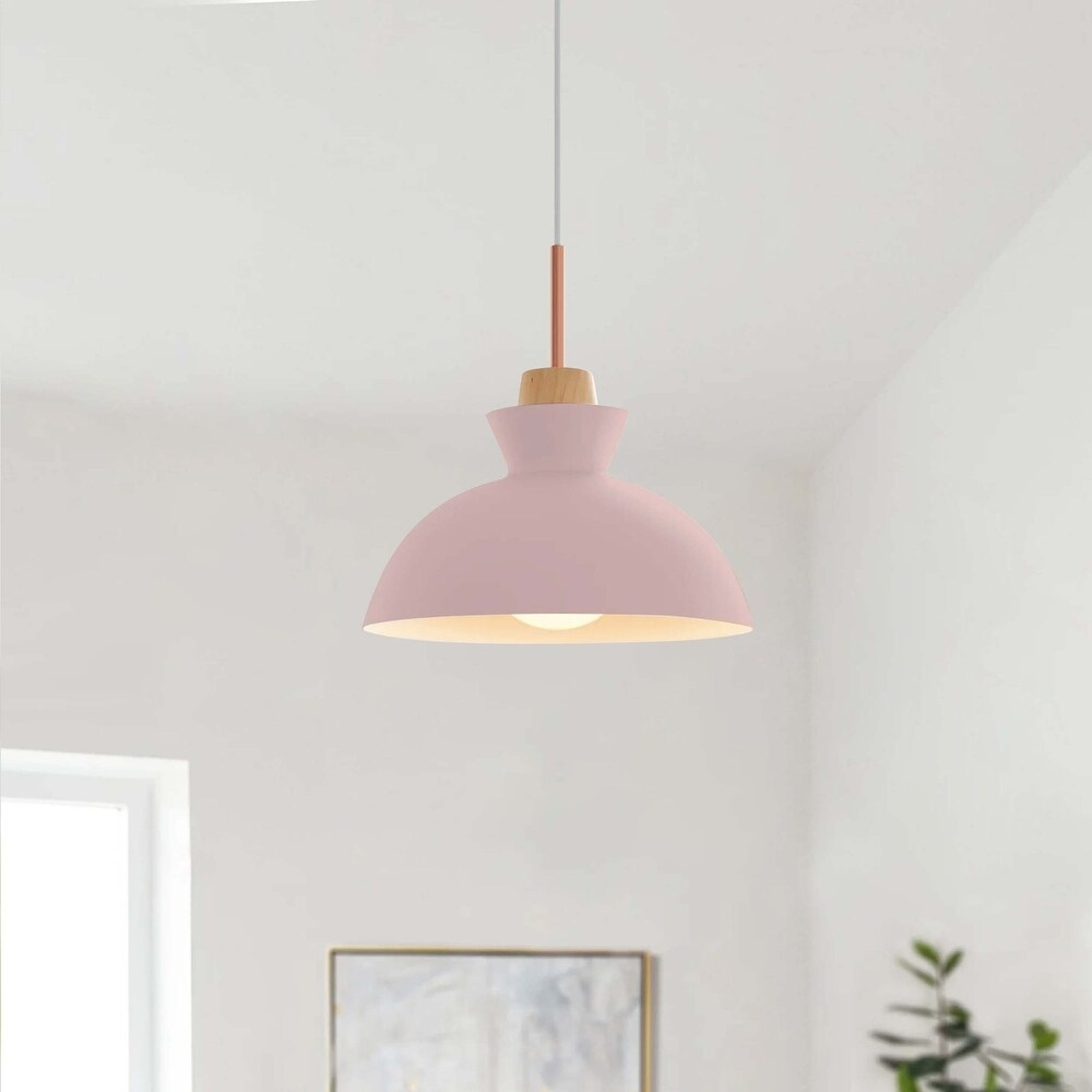 Pink hanging light outlet