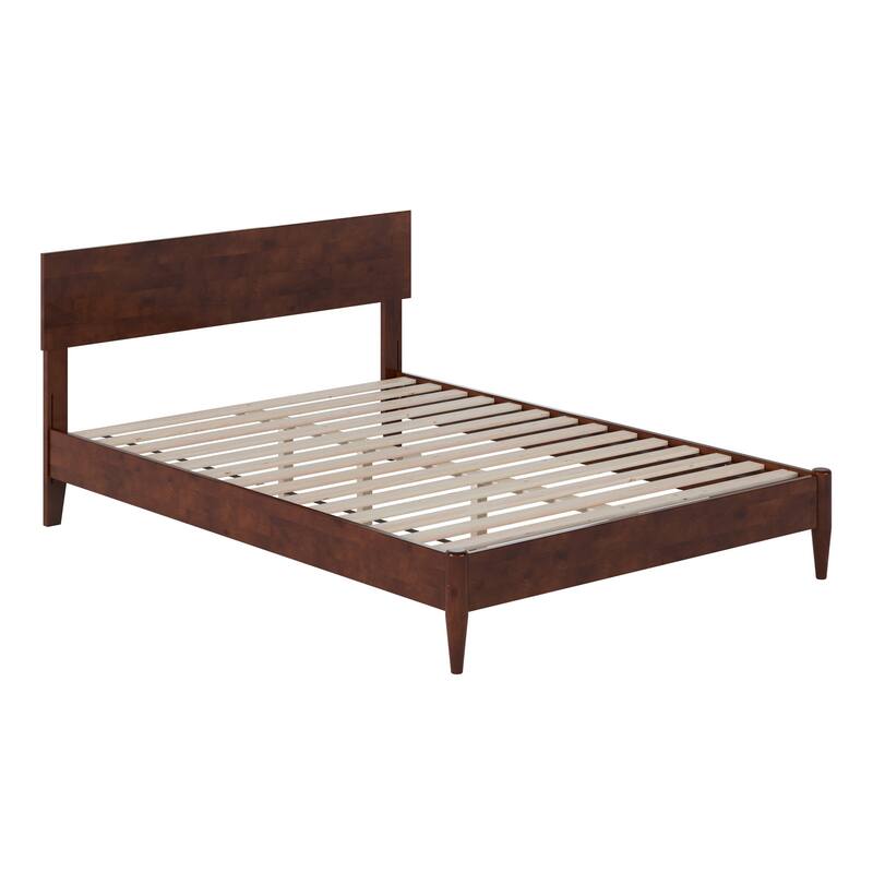 Aria Solid Wood Modern Low Profile Platform Bed