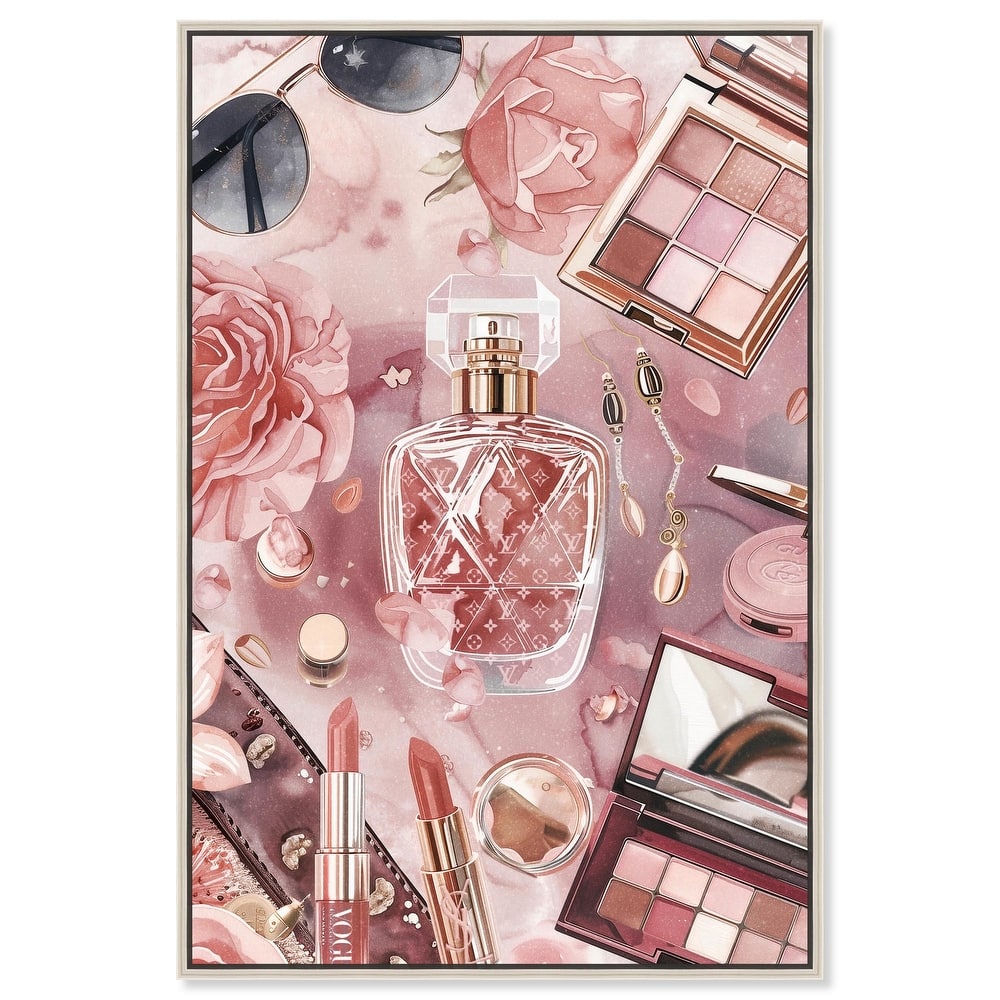 Glam Sparkle Lay Out II Canvas by Art Remedy