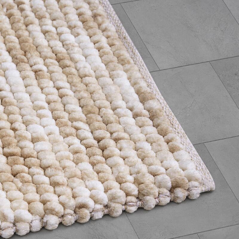 French Connection Space Dye Chunky Chenille Bath Rugs