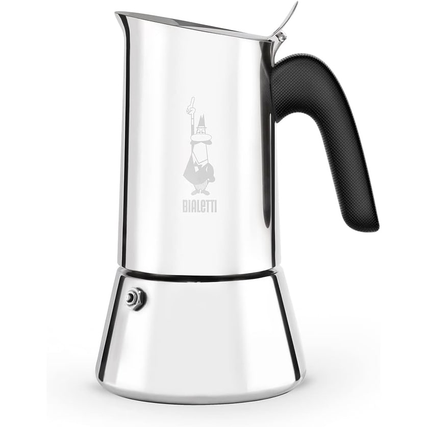 Bialetti New Venus Induction, Stovetop 4 Cups Coffee Maker, Silver